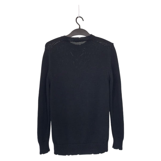 Givenchy knit knit Black black Knit sweater logo mens S Used Authentic
