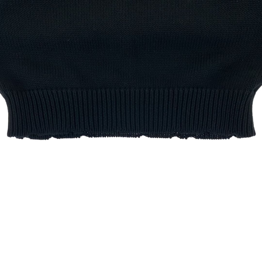 Givenchy knit knit Black black Knit sweater logo mens S Used Authentic