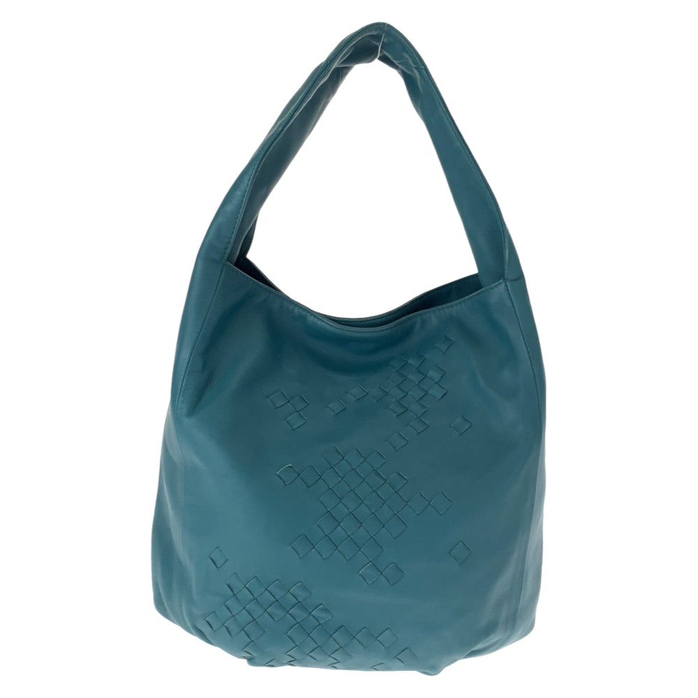 BOTTEGAVENETA Shoulder Bag 131673 leather green One Shoulder Bag INTRECCIATO Hobo Women Used Authentic