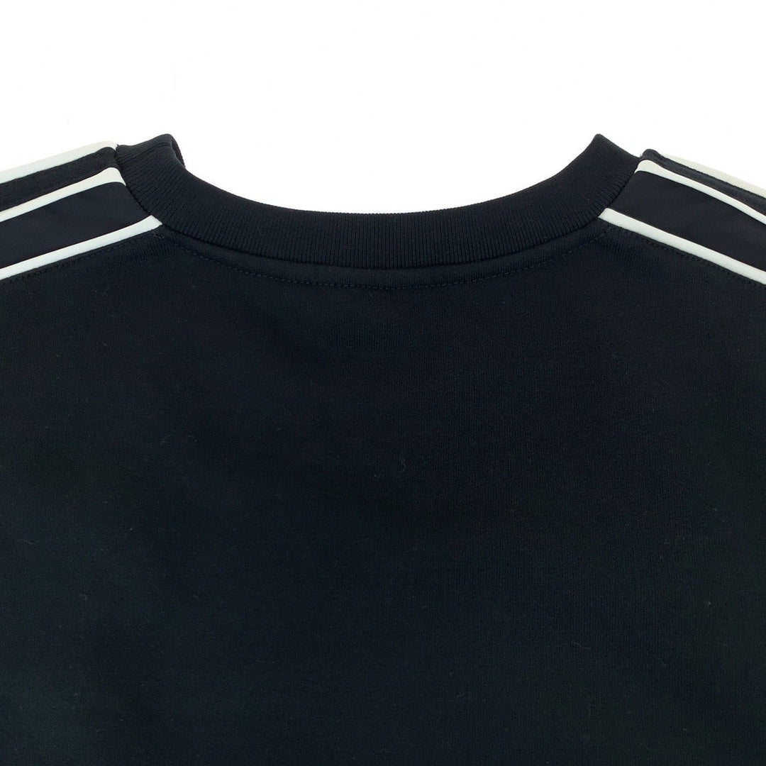 HERMES sweat H167515HA013XL cotton black black white white Sweatshirt, fleece lining 22AW RunH mens L Used Authentic