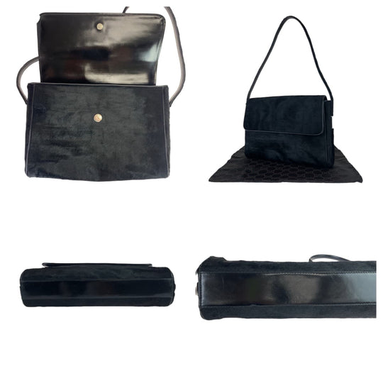 GUCCI Shoulder Bag 001 1274 1757 Harako black Shoulder Bag Old Gucci Women Used Authentic
