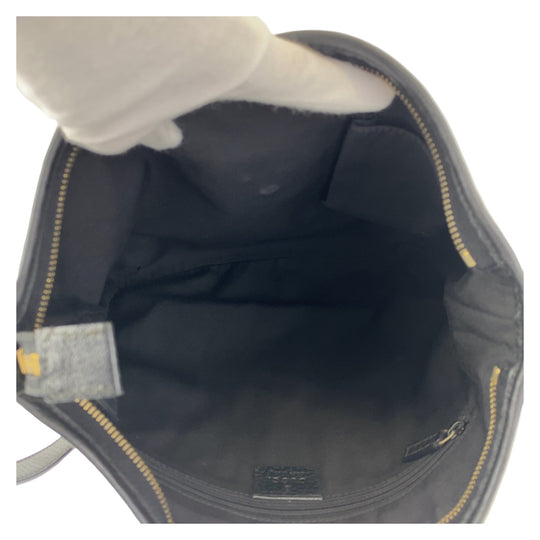 GUCCI Shoulder Bag 131326 GG canvas, leather Black GoldMetal Crossbody Shoulder Bag Messenger Bag Abbey Women Used Authentic