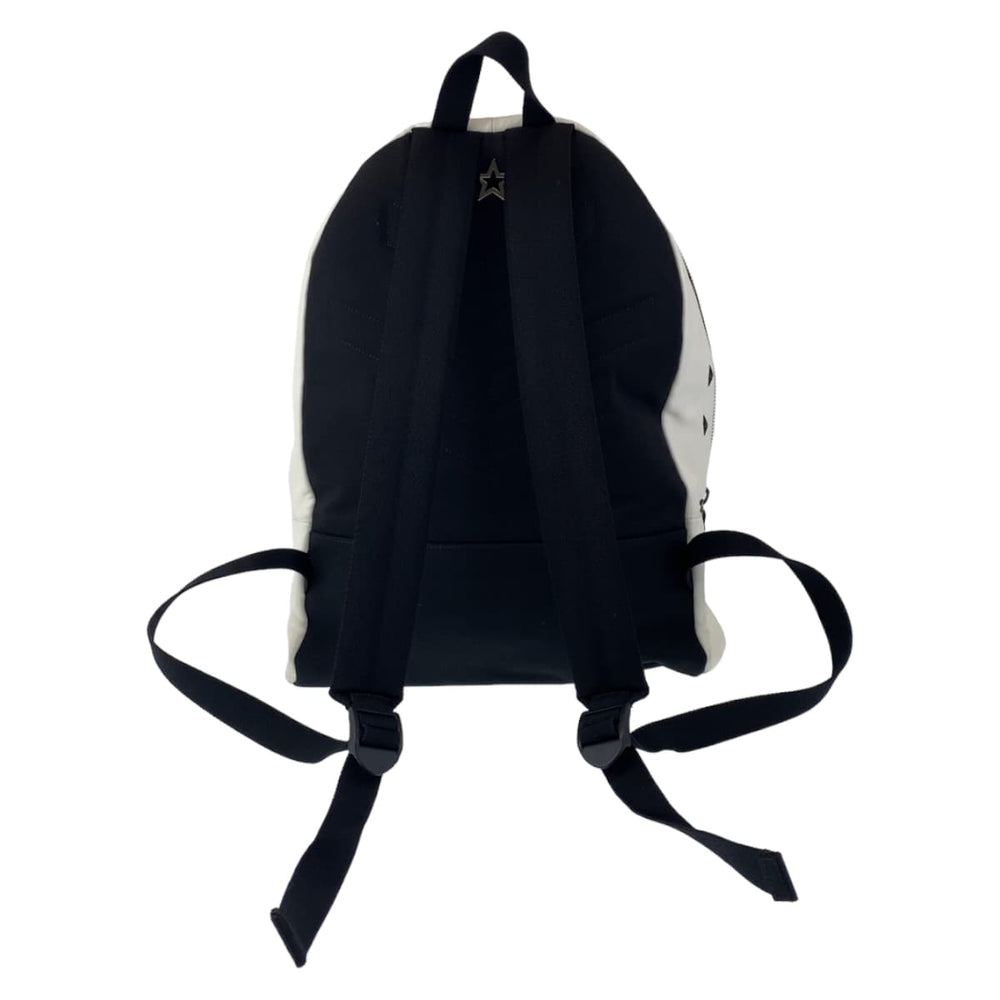 JIMMY CHOO Backpack Calfskin white white black black Backpack Star studs mens Used Authentic