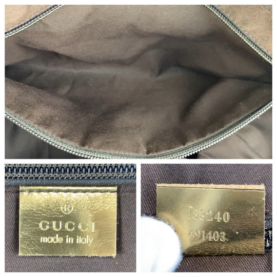 GUCCI Boston Duffel bag 153240 GG canvas Beige Gold Metal Boston Duffel bag Handbag Unisex GG pattern Women Used Authentic