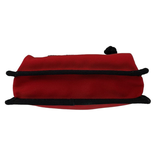 BALENCIAGA Shoulder Bag Nylon Red Explorer BB logo mens Used Authentic