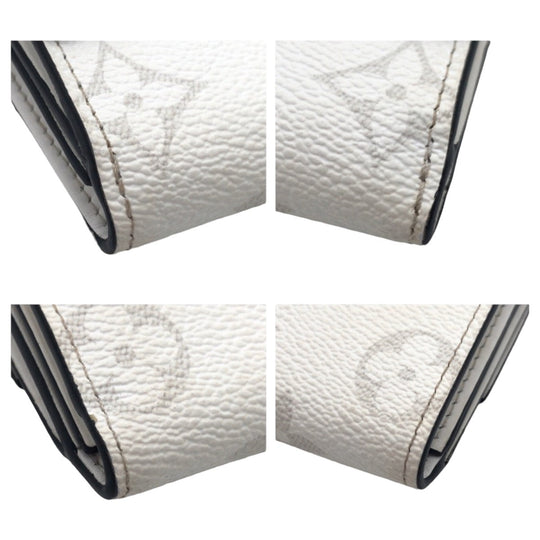 LOUIS VUITTON Tri-fold wallet M30899 PVC Optic White SilverMetal Wallet Taiga rama Discovery compact wallet Women Used Authentic