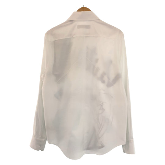LOUIS VUITTON Long sleeve shirt HNS99WH78 cotton white white multicolor Long sleeve shirts, dress shirts, dress shirts Cartoon Alien Graphics mens M Used Authentic