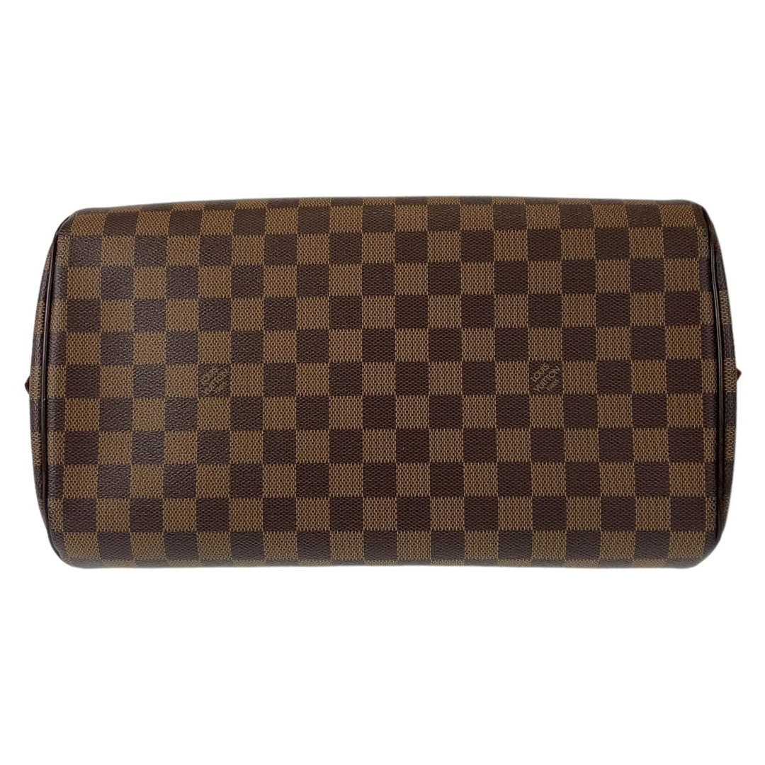 LOUIS VUITTON Handbag N41434 PVC Ebene Gold Metal Handbag Tote Bag Damier Rivera MM Women Used Authentic