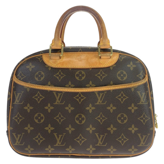 LOUIS VUITTON Handbag M42228 PVC, Leather Brown beige Handbag Boston Duffel bag Monogram Trueville Women Used Authentic