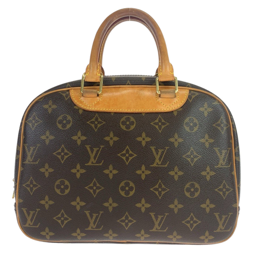 LOUIS VUITTON Handbag M42228 PVC, Leather Brown beige Handbag Boston Duffel bag Monogram Trueville Women Used Authentic