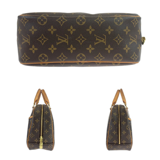LOUIS VUITTON Handbag M42228 PVC, Leather Brown beige Handbag Boston Duffel bag Monogram Trueville Women Used Authentic