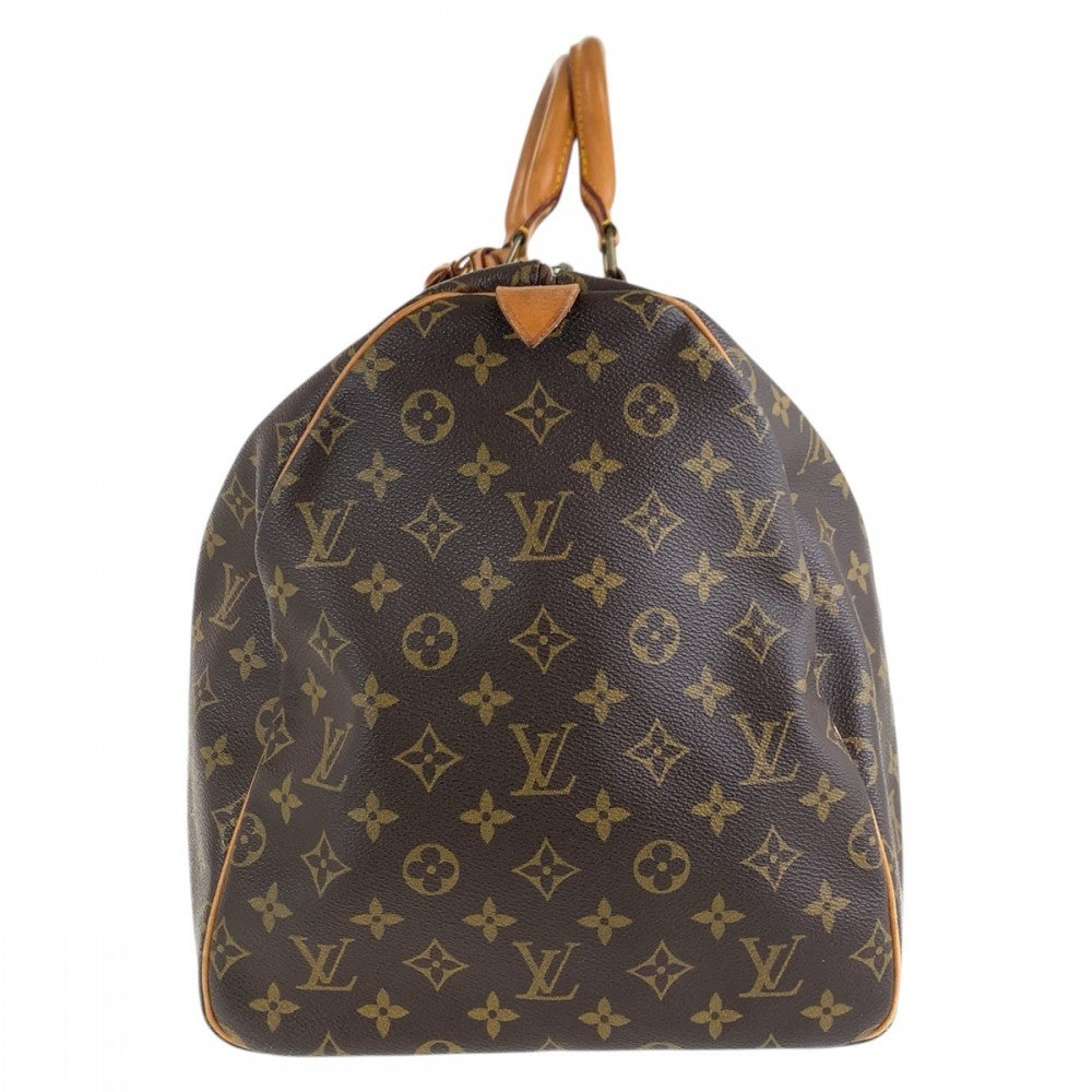 LOUIS VUITTON Boston Duffel bag M41424 PVC, Leather Brown Gold Metal Boston Duffel bag unisex Monogram Keepall  55 Women Used Authentic