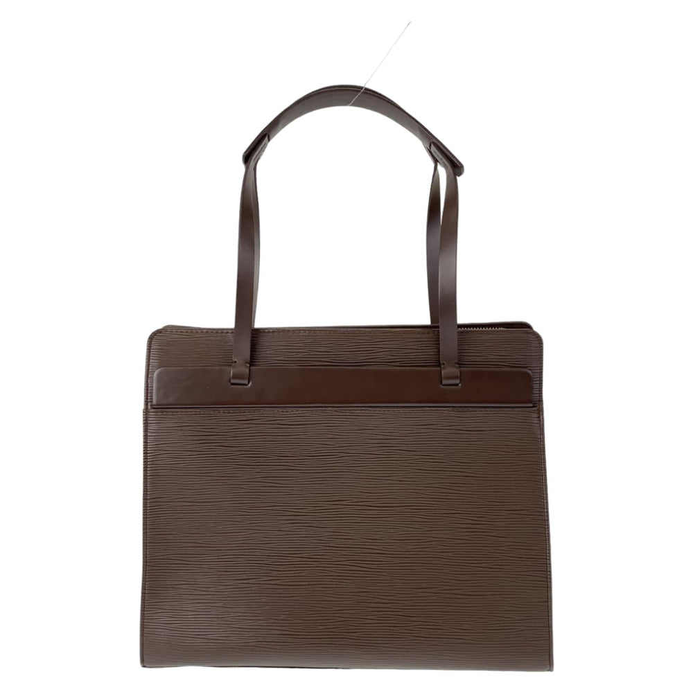 LOUIS VUITTON Shoulder Bag M5249D leather Brown SilverMetal Shoulder Bag Tote Bag Epi Croisette PM Women Used Authentic