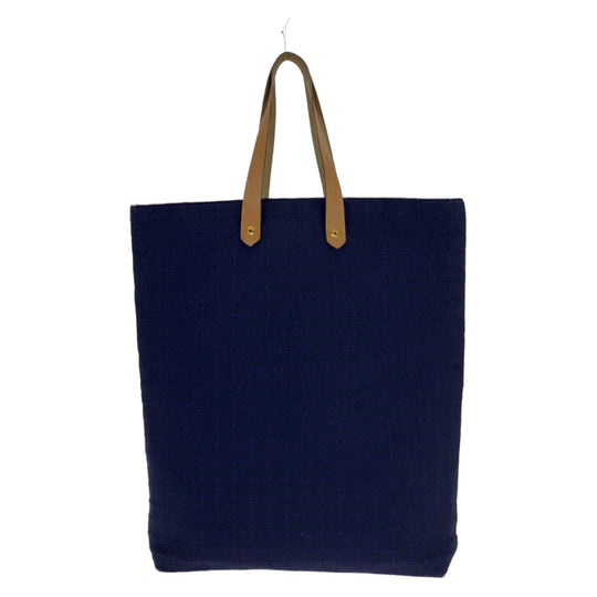 HERMES Tote Bag Canvas, Leather Purple Gold Metal Tote Bag handbag Amedaba GM Women Used Authentic