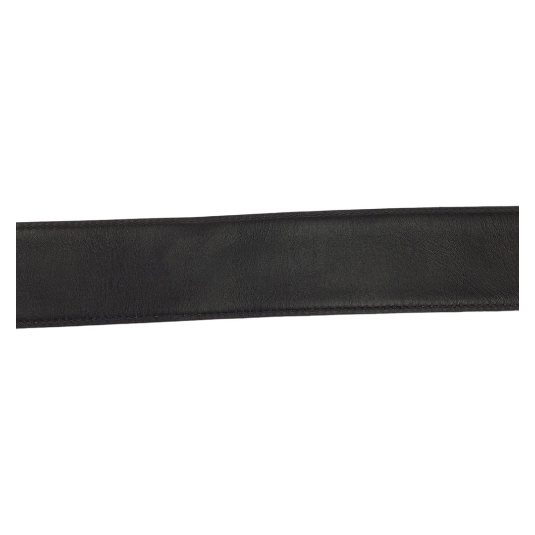 GUCCI belt 114876 GG canvas, leather Brown SilverMetal Belt GG buckle Interlocking mens 30 Used Authentic