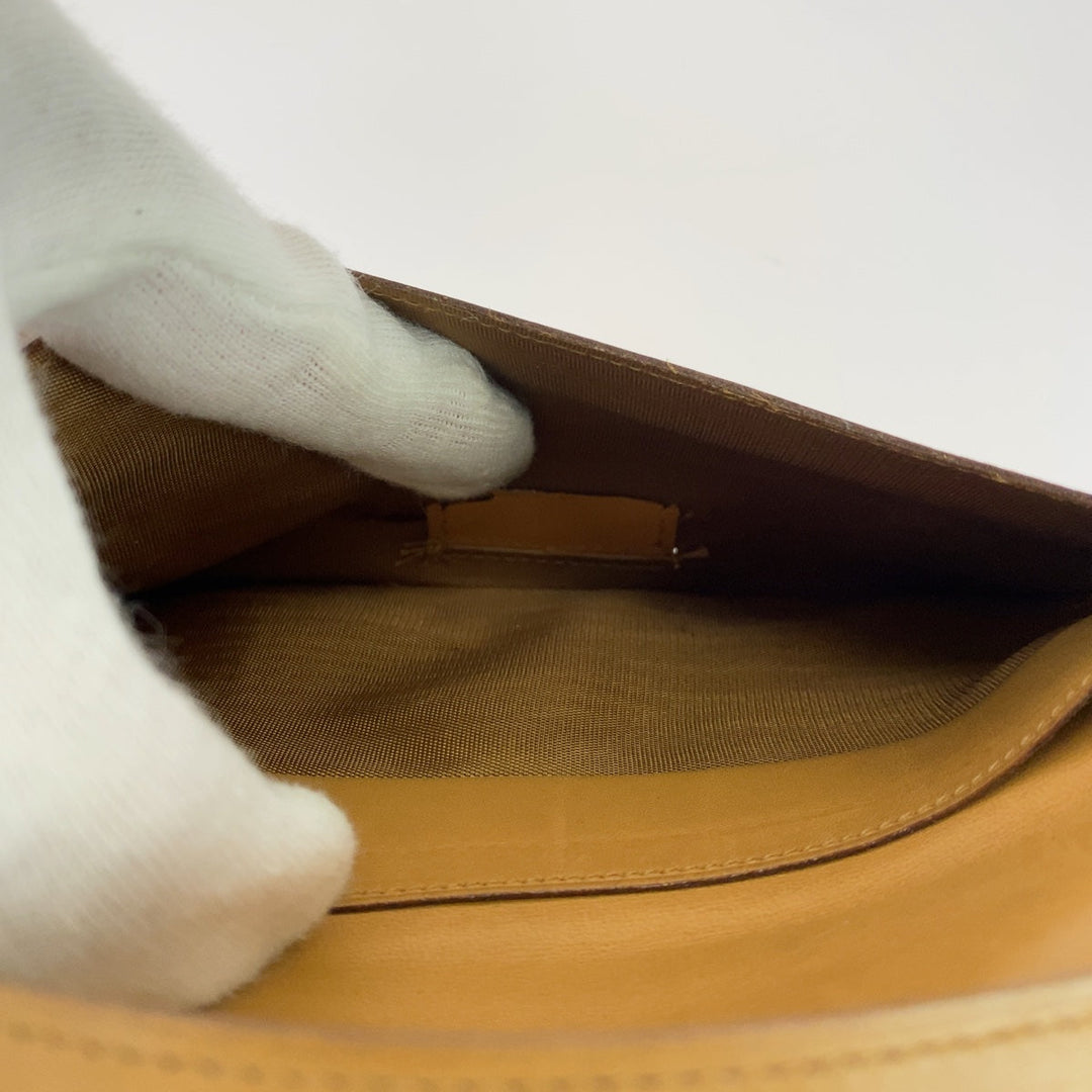 CELINE Long Wallet Purse PVC Brown Macadam Triomphe