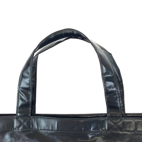 GUCCI Tote Bag 575140 Coated canvas Black yellow Tote Bag Business bag mens Used Authentic