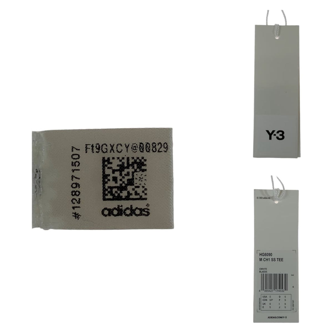 Y-3 Short sleeve T-shirt cotton white Oversize S