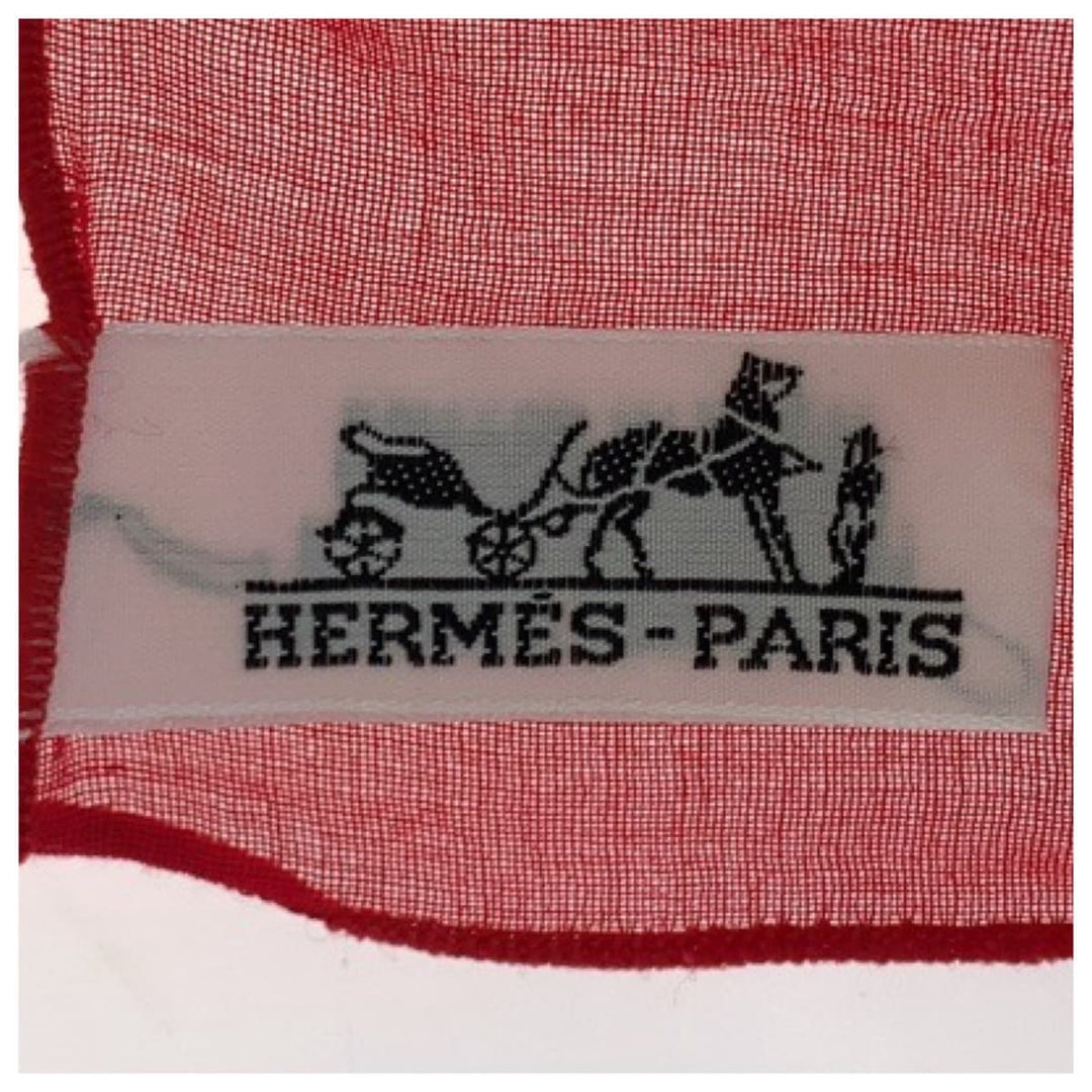 HERMES towel cotton Pink Green Red Blue Towel Pareo Pareo helicopter Women Used Authentic