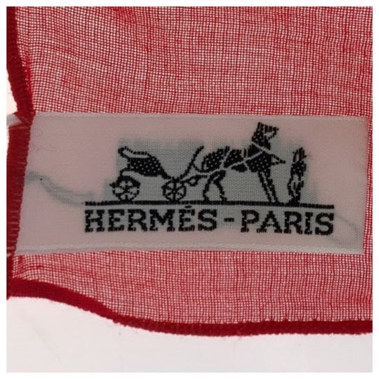 HERMES towel cotton Pink Green Red Blue Towel Pareo Pareo helicopter Women Used Authentic