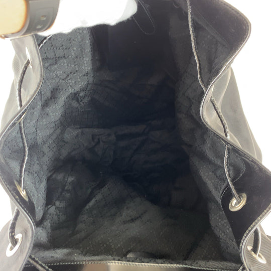 GUCCI Backpack 019 2058 0280 5 Enamel, Nylon Black SilverMetal Backpacks and daypacks for men and women Women Used Authentic