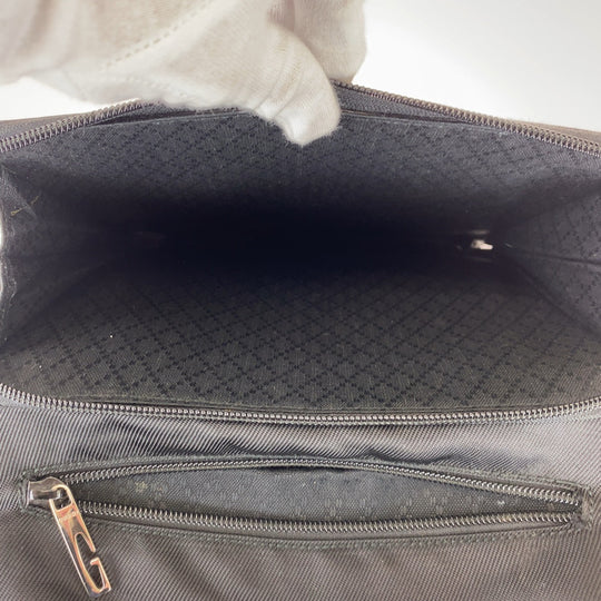 GUCCI Backpack 019 2058 0280 5 Enamel, Nylon Black SilverMetal Backpacks and daypacks for men and women Women Used Authentic