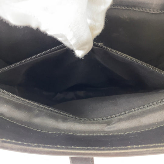 GUCCI Tote Bag 002 1064 GG canvas, leather Black SilverMetal Tote Bag handbag Jackie Women Used Authentic