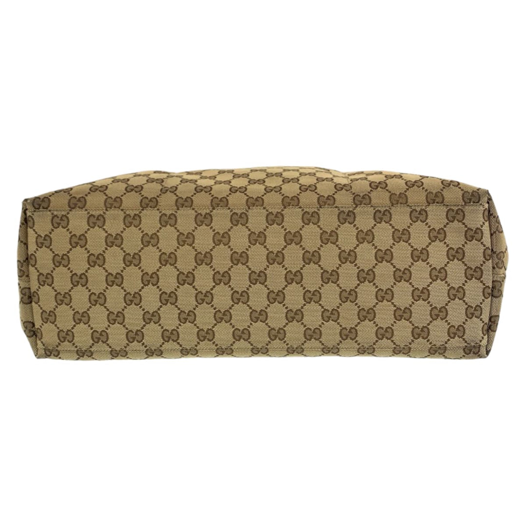 GUCCI Tote Bag 155524 GG canvas Beige multicolor Tote Bag Shoulder Bag Unisex Sherry mens Used Authentic