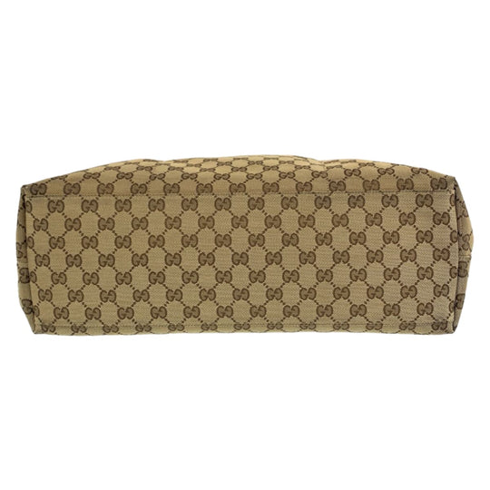 GUCCI Tote Bag 155524 GG canvas Beige multicolor Tote Bag Shoulder Bag Unisex Sherry mens Used Authentic