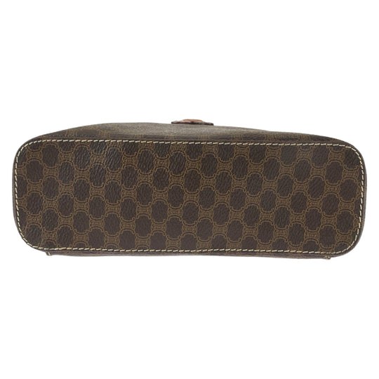 CELINE Handbag M94 leather Brown Gold Metal Handbag Vanity bag Accessory pouch Macadam Women Used Authentic