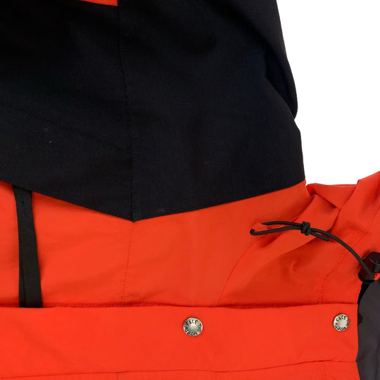 GUCCI Mountain Hoodie 663729 ZAHTZ Nylon Red Black Black Mountain Hoodie Windbreaker Nylon Jacket 1994 RETRO The north face collaboration mens S Used Authentic