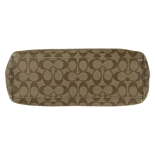 COACH Tote Bag canvas Brown Signature