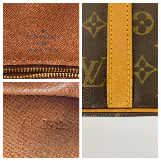 LOUIS VUITTON Business bag M53361 PVC, Leather Brown Beige Gold Metal Business bag, briefcase, A4 storage Monogram Porte Documan Voyagej mens Used Authentic
