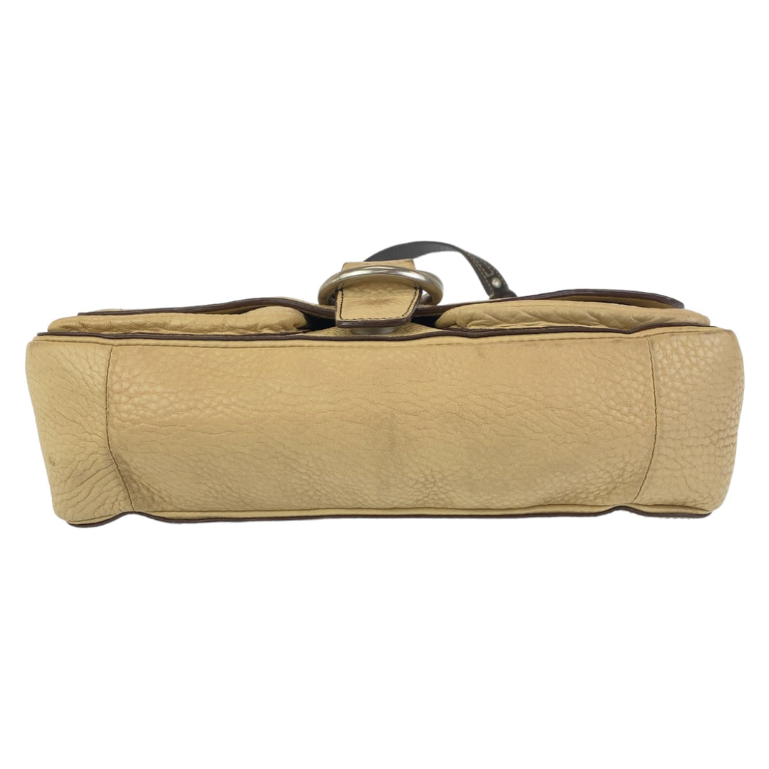 COACH Shoulder Bag leather beige