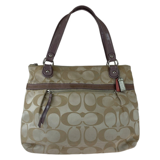 COACH Tote Bag canvas beige Signature