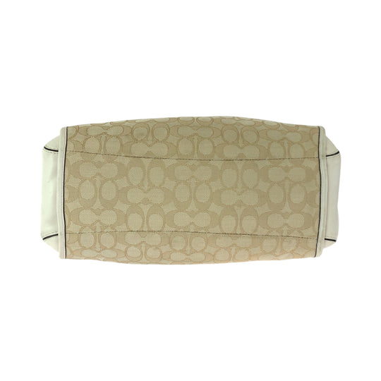 COACH Shoulder Bag F36424 canvas beige Signature