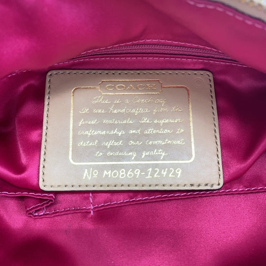 COACH Tote Bag canvas beige Signature