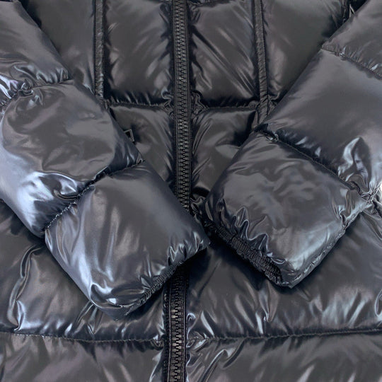 MONCLER Down jacket jasminum giubbotto Nylon Black black Down jacket Down coat Jasmine Women S Used Authentic
