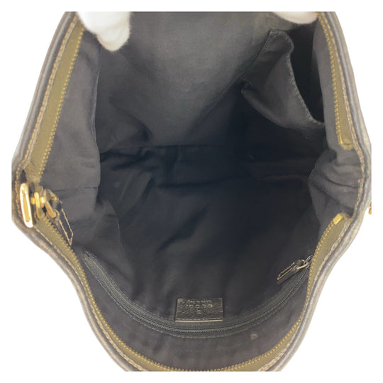 GUCCI Shoulder Bag 131326 GG canvas, leather Beige Brown Gold Metal Crossbody Shoulder Bag Pochette Abbey GG pattern Women Used Authentic