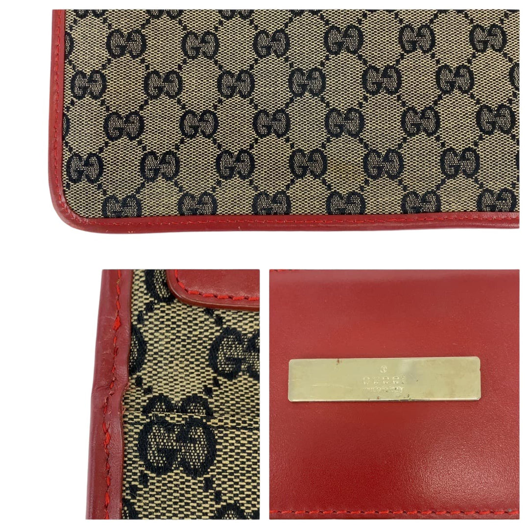 GUCCI Shoulder Bag leather Black Gold Metal ChainShoulder Bag Crossbody Pochette Old Gucci Women Used Authentic