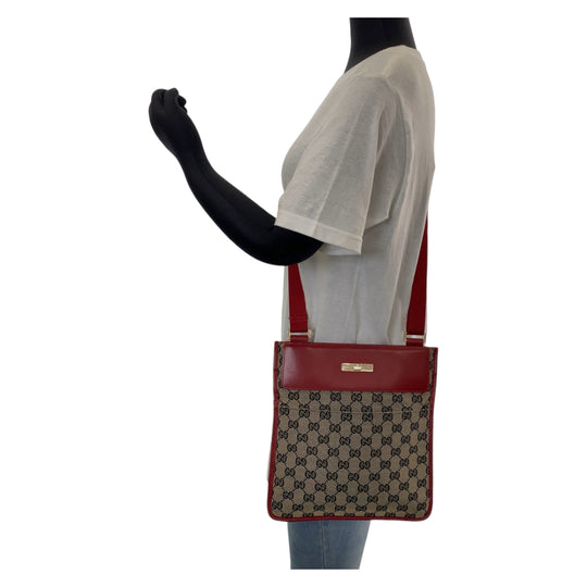 GUCCI Shoulder Bag leather Black Gold Metal ChainShoulder Bag Crossbody Pochette Old Gucci Women Used Authentic