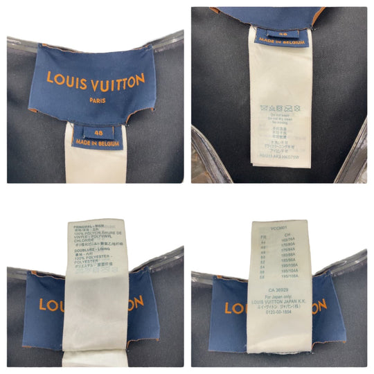 LOUIS VUITTON Vest RM211 AK3 HKG75W Plastics, Polyester Brown Monogram Virgil Abloh mens 48 Used Authentic
