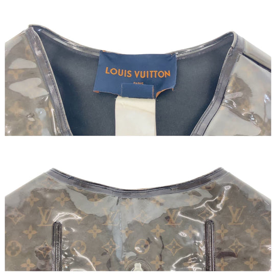 LOUIS VUITTON Vest RM211 AK3 HKG75W Plastics, Polyester Brown Monogram Virgil Abloh mens 48 Used Authentic