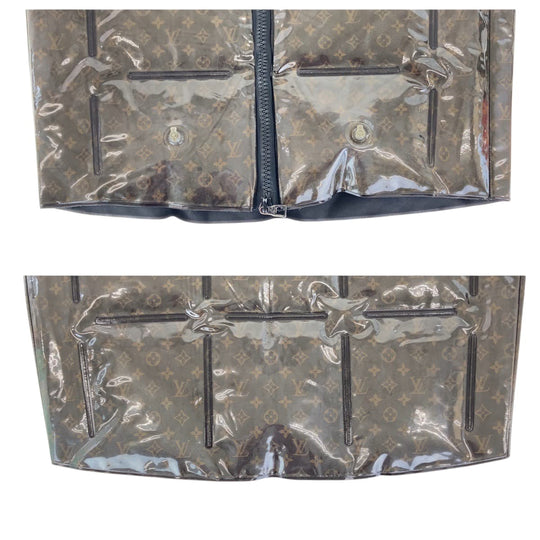 LOUIS VUITTON Vest RM211 AK3 HKG75W Plastics, Polyester Brown Monogram Virgil Abloh mens 48 Used Authentic