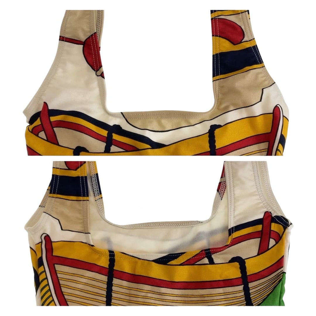 HERMES Other tops Nylon multicolor Swimwear swimwear Women 36 Used Authentic
