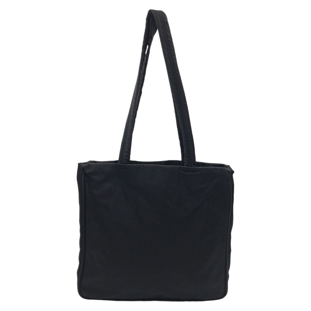 PRADA Tote Bag Nylon Black black Tote Bag Shoulder Bag Test Triangular logo Women Used Authentic