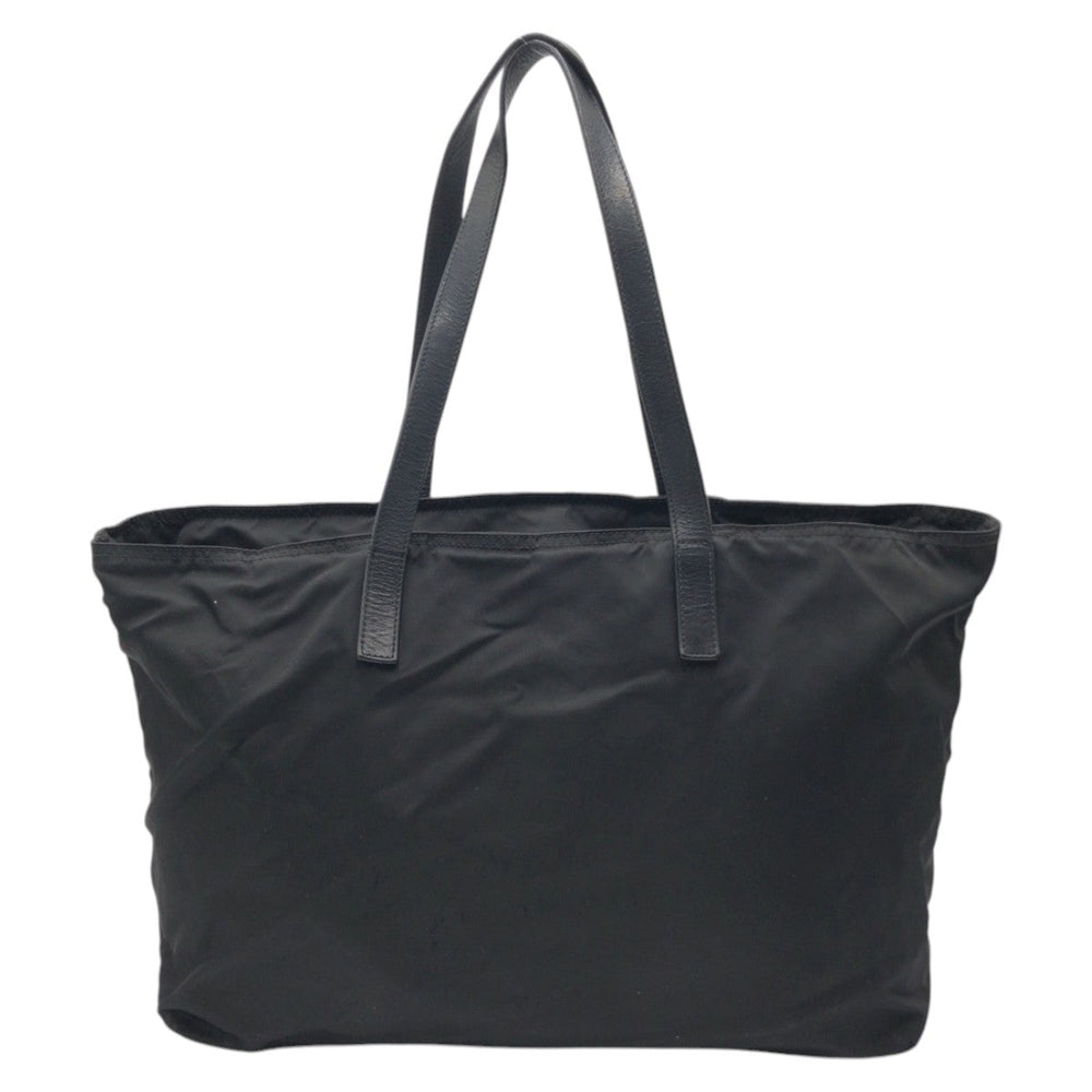 PRADA Tote Bag Nylon Black black Tote Bag handbag Test Triangular logo Women Used Authentic