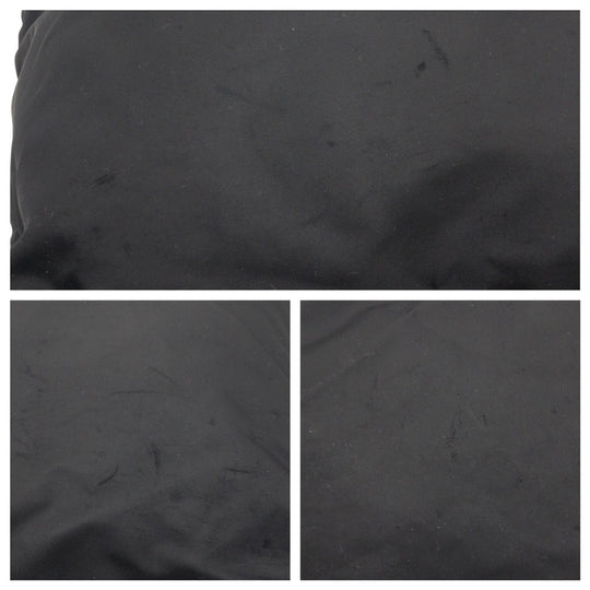 PRADA Tote Bag Nylon Black black Tote Bag handbag Test Triangular logo Women Used Authentic