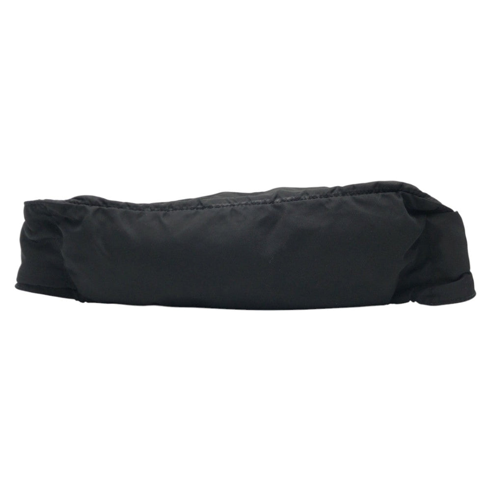 PRADA Sling bag Nylon Black black Sling bag Waist bag Test Triangle With logo mens Used Authentic
