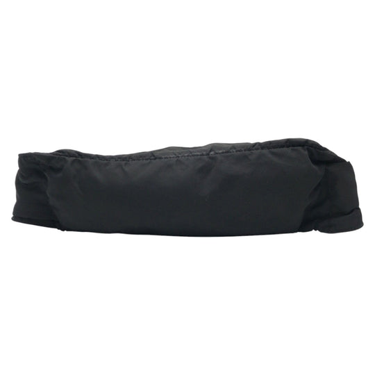 PRADA Sling bag Nylon Black black Sling bag Waist bag Test Triangle With logo mens Used Authentic